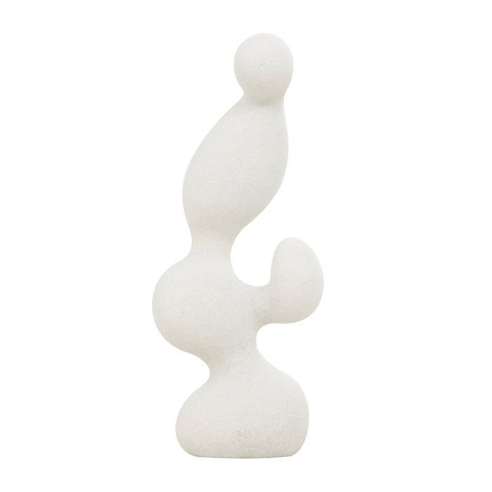 White Polystone Sculpture