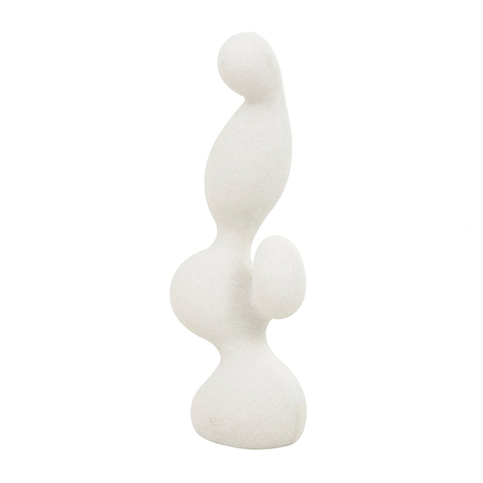 White Polystone Sculpture