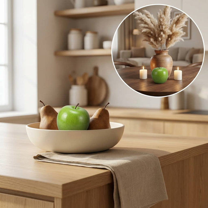 Artificial Green Apple Décor
