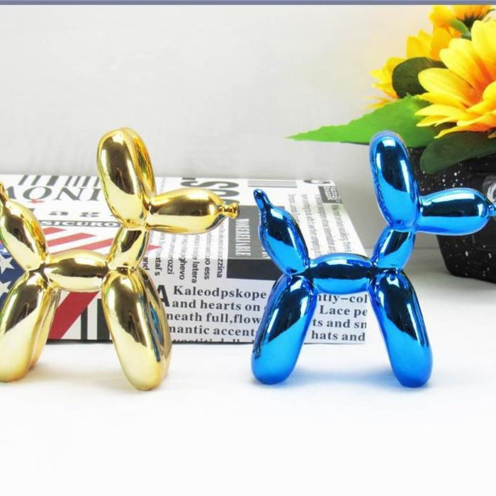 Balloon Dog Figurine - Blue
