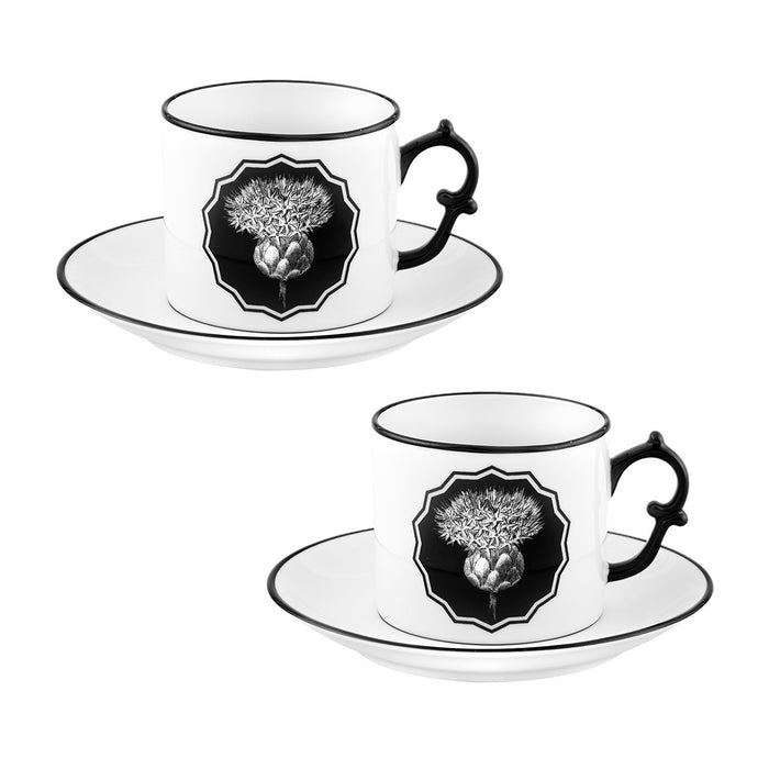 Christian Lacroix White Coffee Cup and Saucer