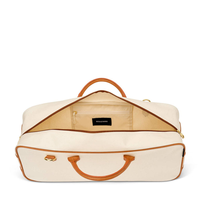"Margo" Natural Mahjong Tote - Natural
