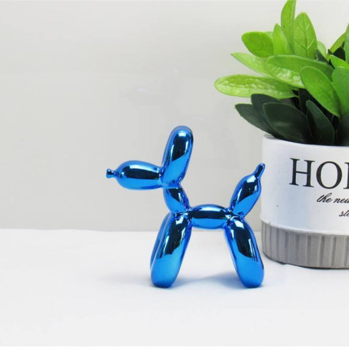 Balloon Dog Figurine - Blue
