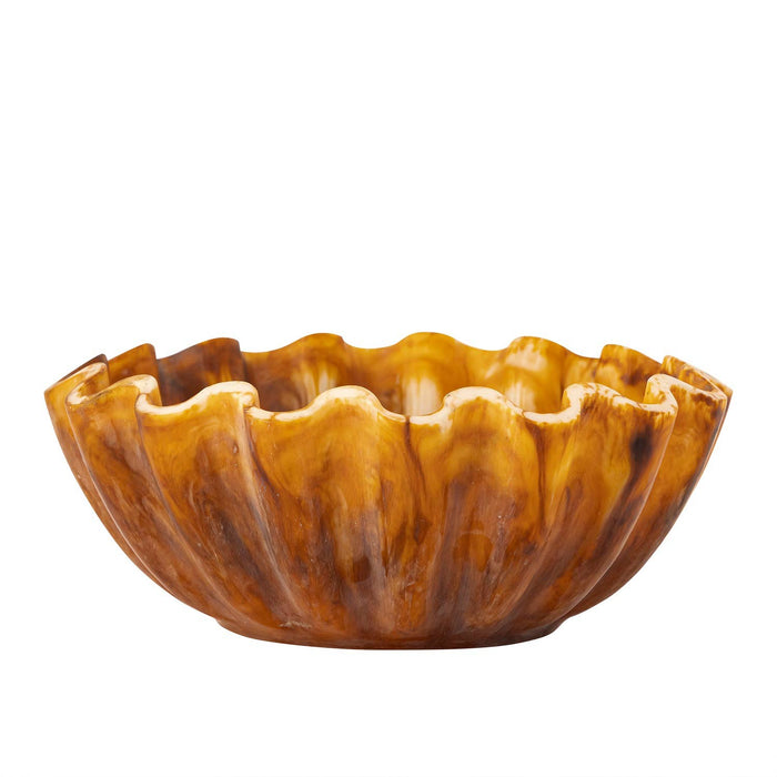 Faux Tortoise Shell Salad Bowl