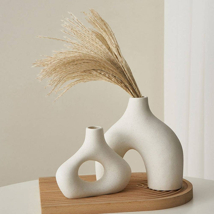 Hollow Ceramic Vase Small