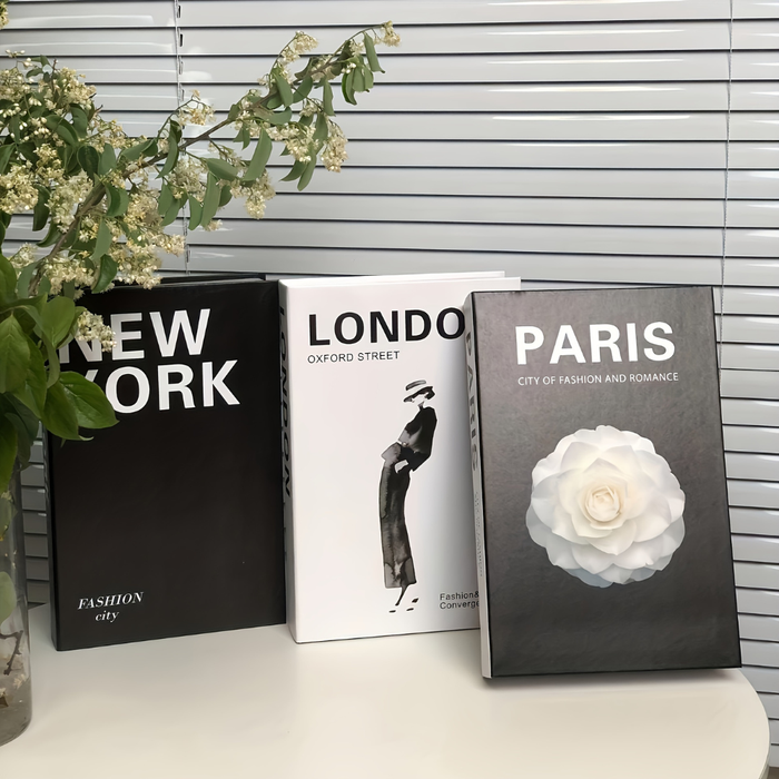 Designer Decorative Faux Books (Set of 3 Books)