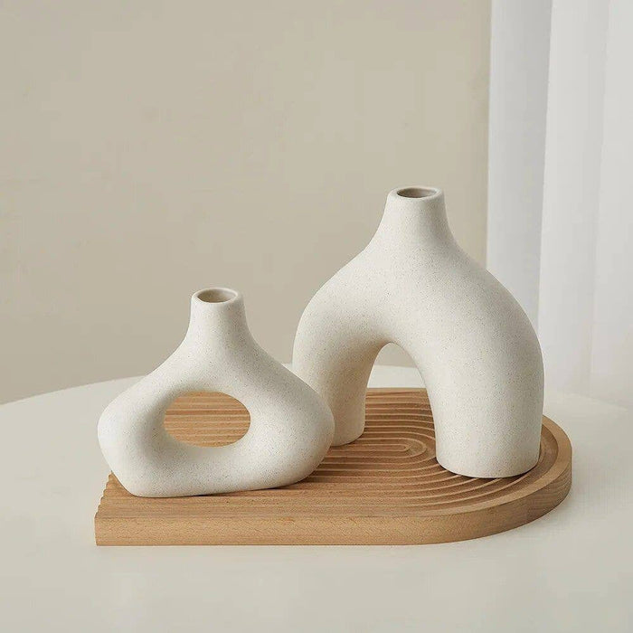 Hollow Ceramic Vase Small