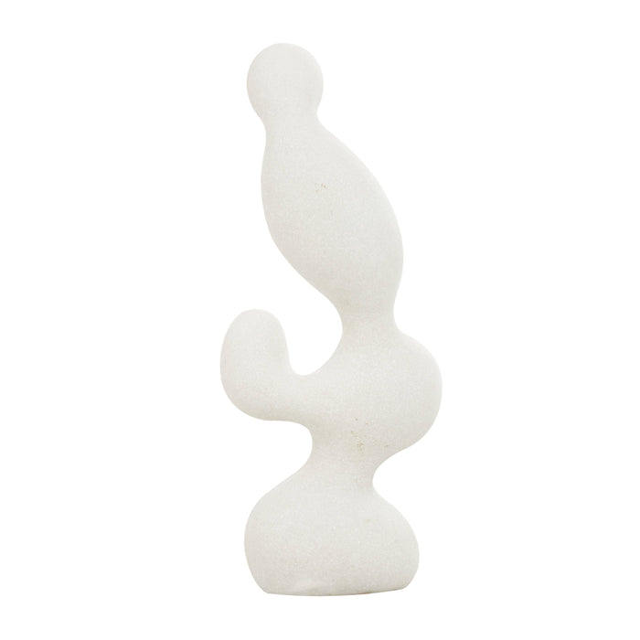 White Polystone Sculpture