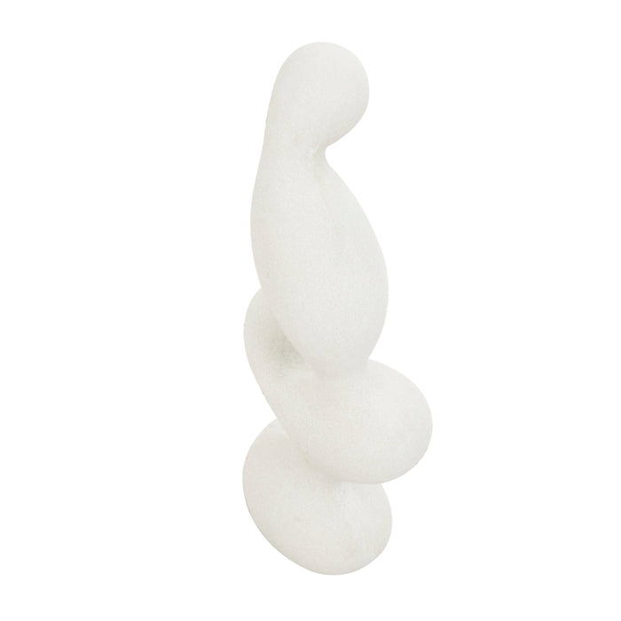 White Polystone Sculpture