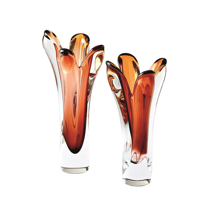 LG Iris Amber Vase