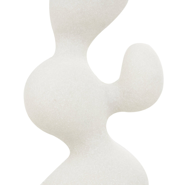 White Polystone Sculpture