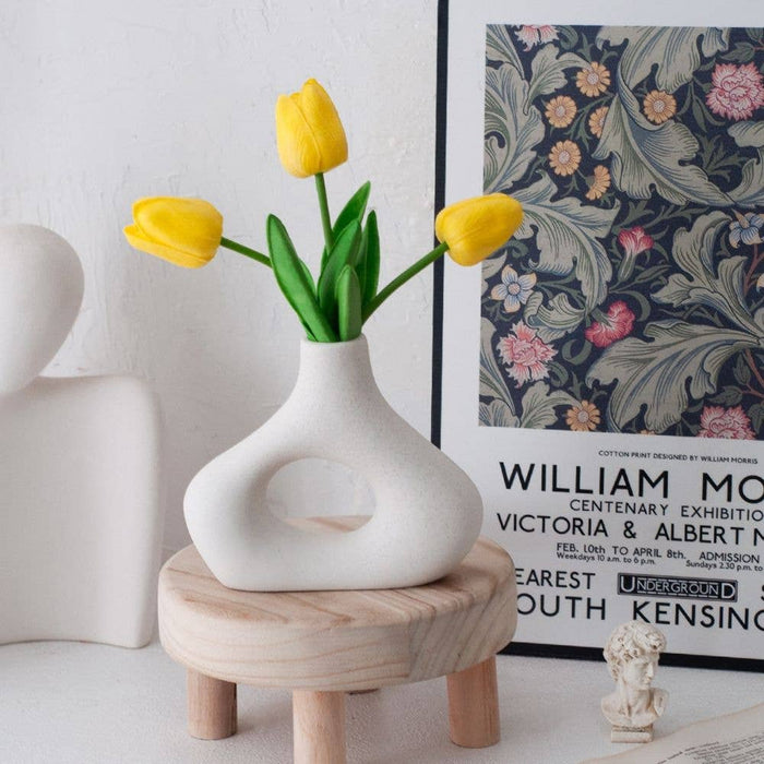 Hollow Ceramic Vase - Large
