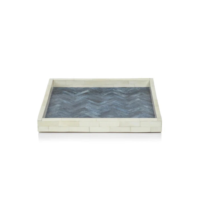 Mahar Square Bone Inlay Tray