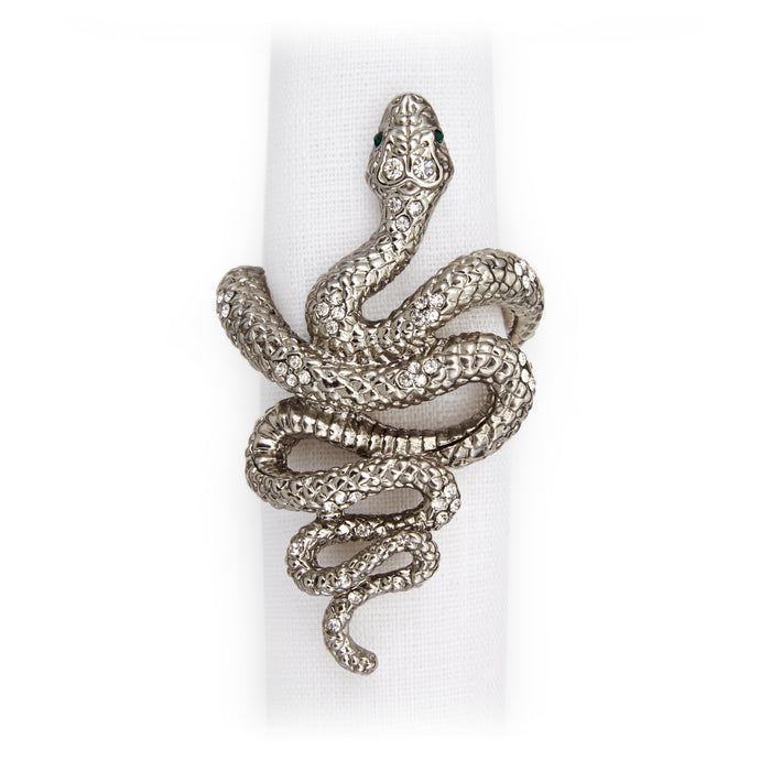 L'Objet Silver Snake Napkin Rings