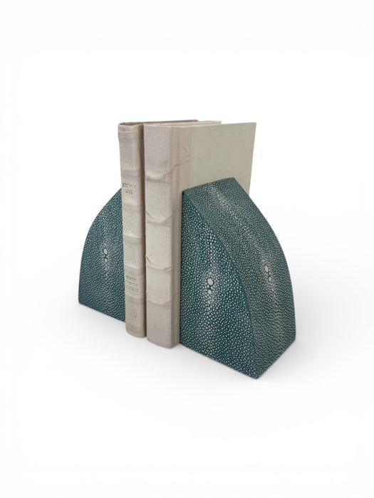 Shagreen Bookends