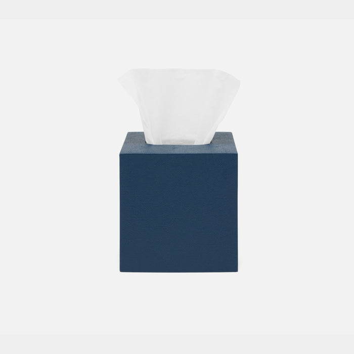 Dannes Navy Tissue Box