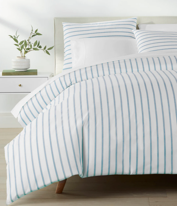 Ribbon Standard Shams Denim