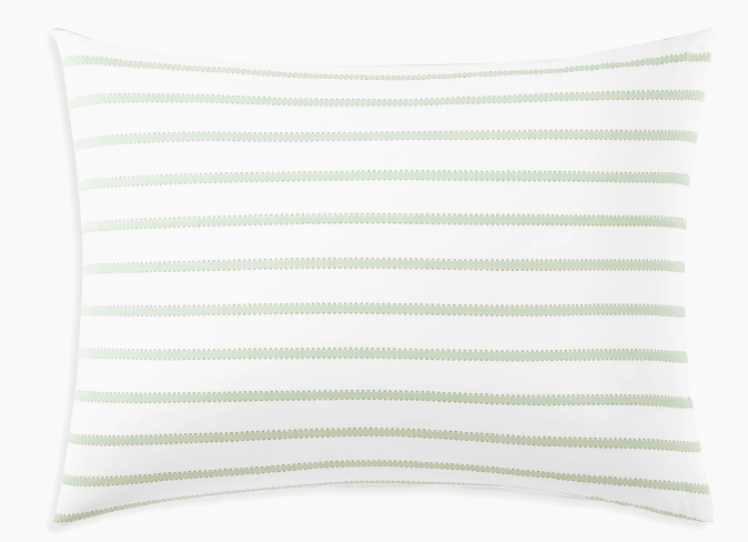 Ribbon Standard Shams Olive