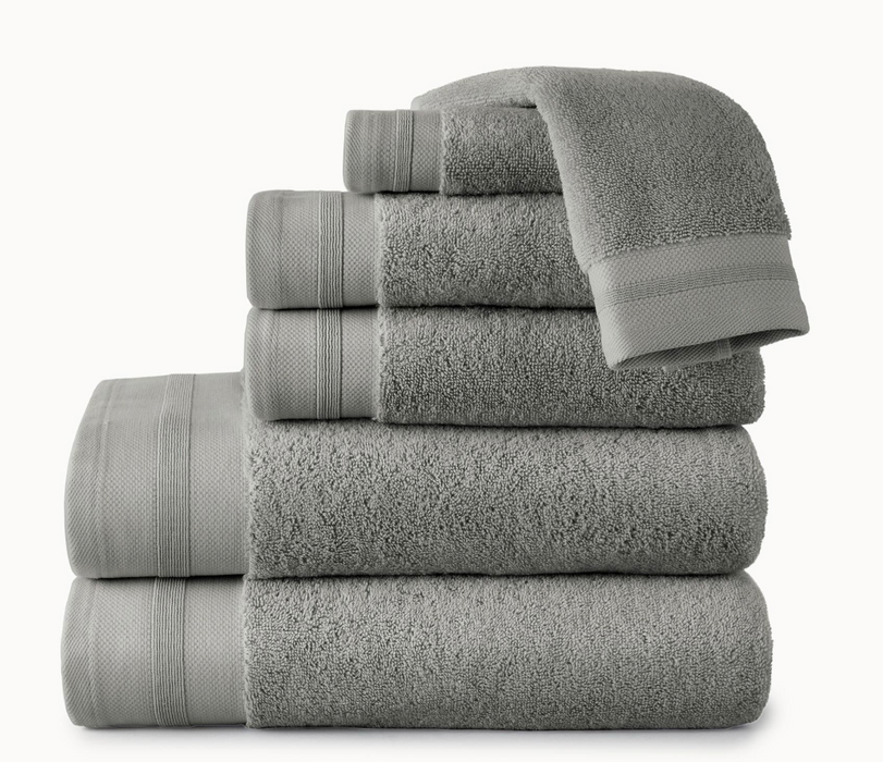 Coronado Luxe Hand Towel - Pewter
