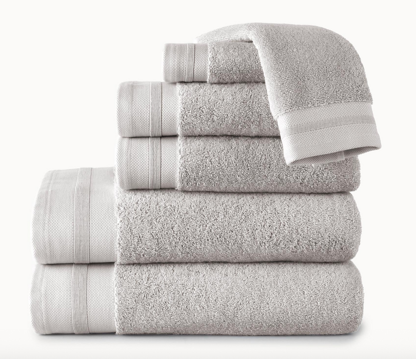 Coronado Luxe Hand Towels - Flint