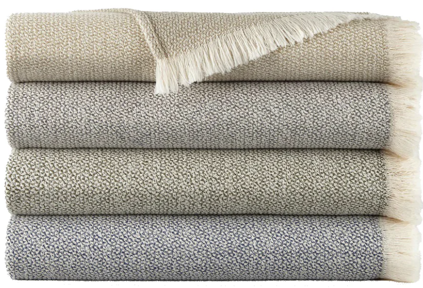 Santa Fe Throw Blanket Blue