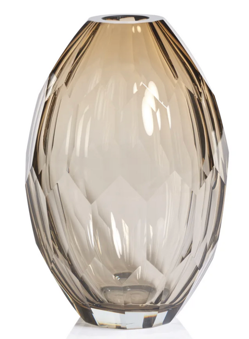 Andermatt Cut Glass Vase