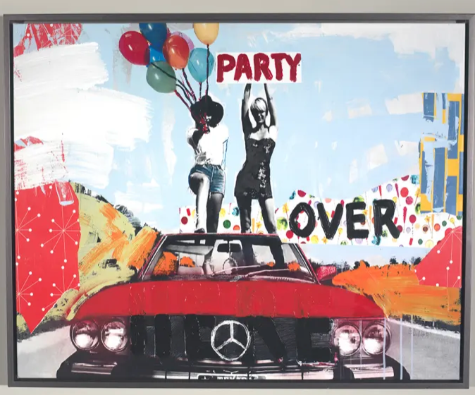 Party Over Here Wall Art - Elite