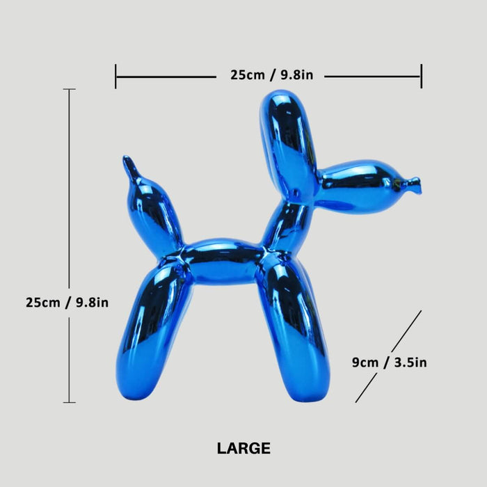 Balloon Dog Figurine - Blue