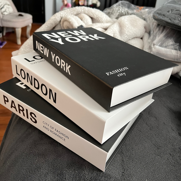 Designer Decorative Faux Books (Set of 3 Books)
