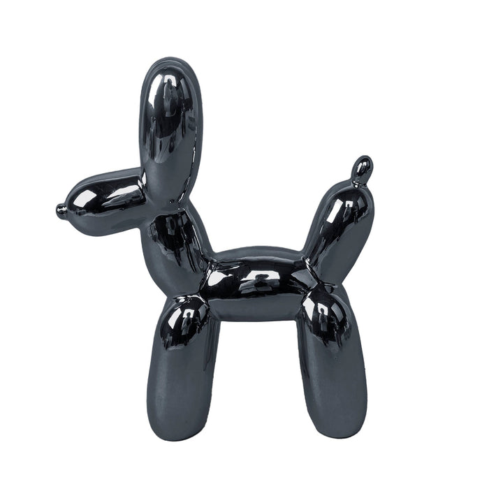 Metallic Balloon Dog Ceramic Decor