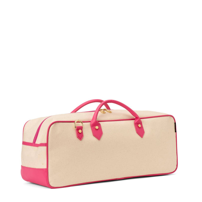 "Margo" Natural Mahjong Tote -  Punch