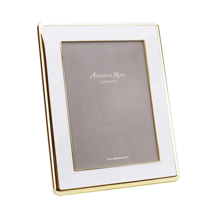 White and Gold Frame