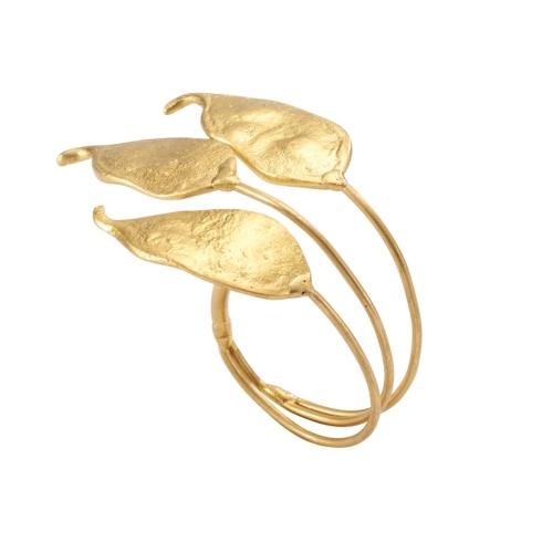 Peapod Gold Napkin Ring