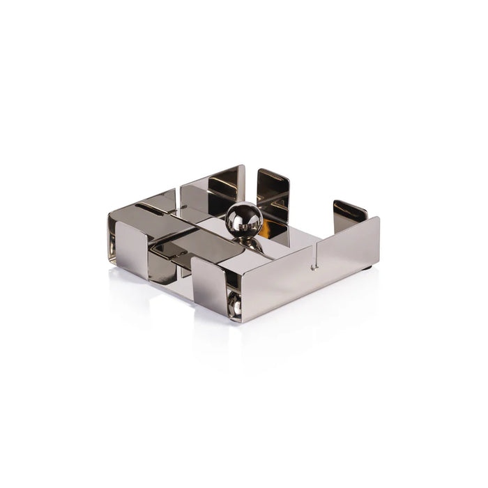 Polished Nickel Napkin Holder