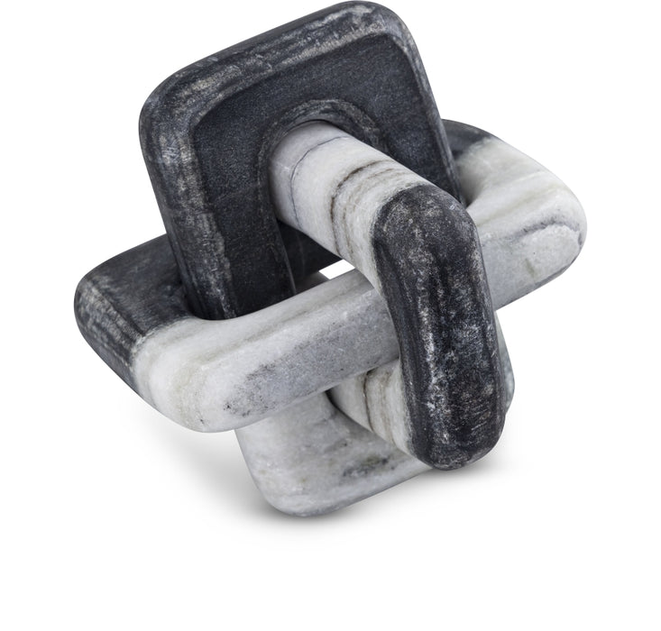 Panda Black Marble Decorative Knot