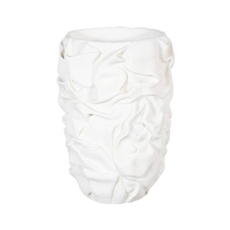 Drape White Planter