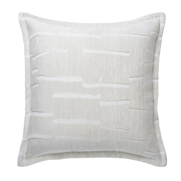 White Textured Pillow