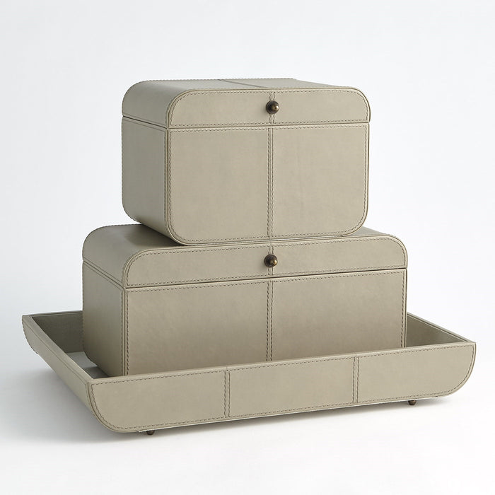 Curved Corner Box Grey - Large