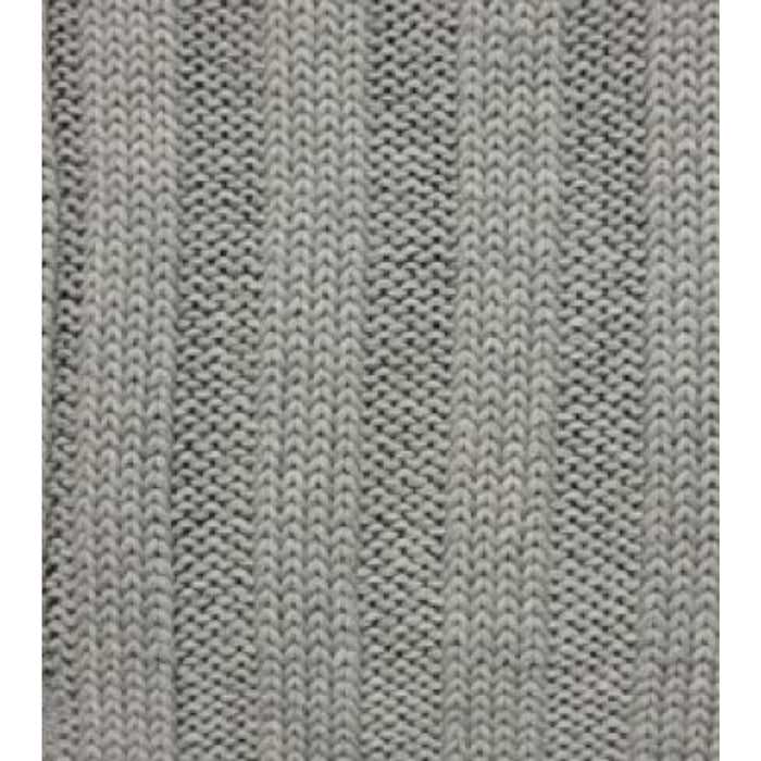 Chunky Ribbed White Throw