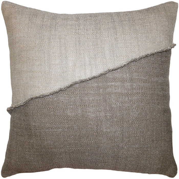 Hopsack Tilted Terracotta Pillow