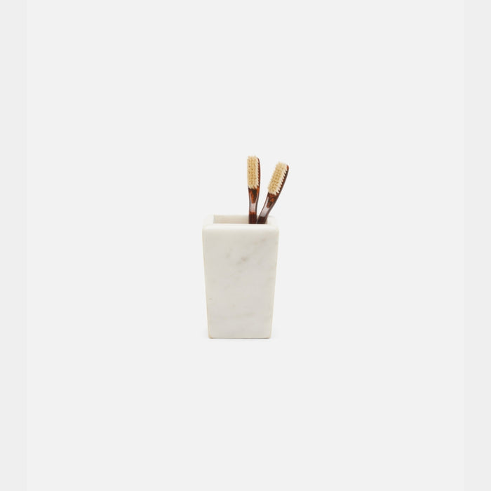 Kavala White Brush Holder