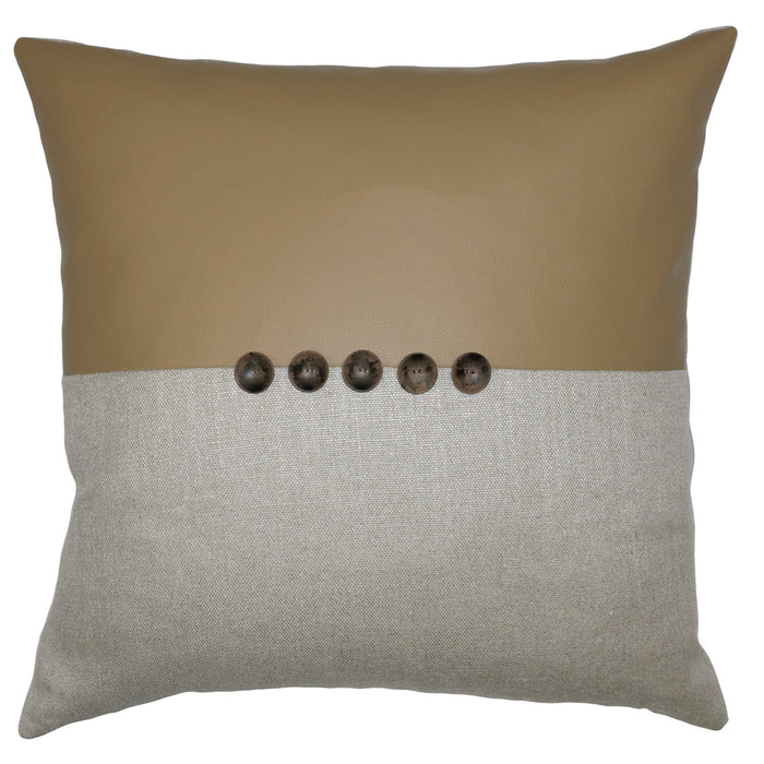 Seychelles 5 Button Sandstone W/ Slubby Linen